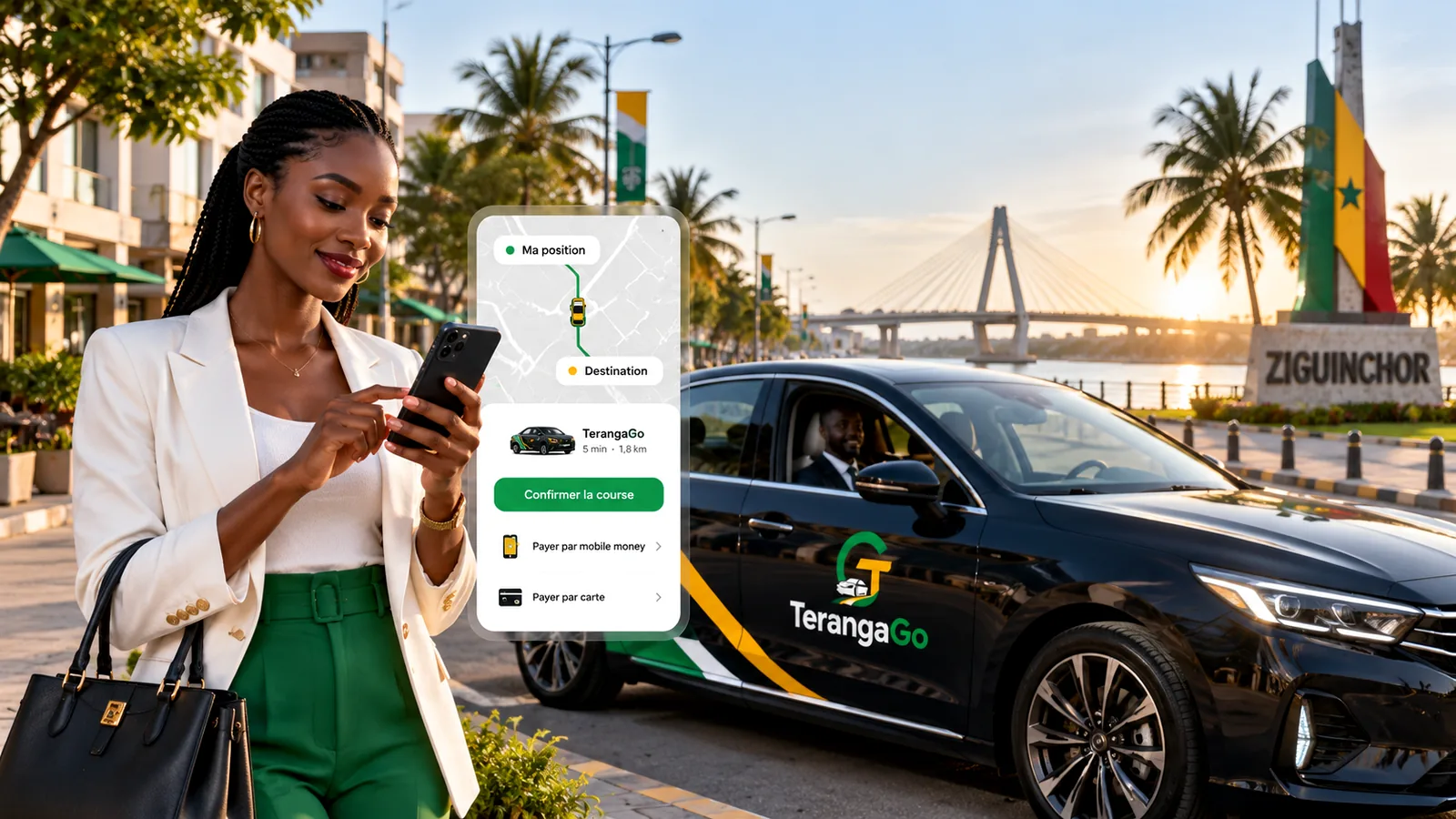 La mobilité professionnelle, sans friction. — TerangaGo à Ziguinchor